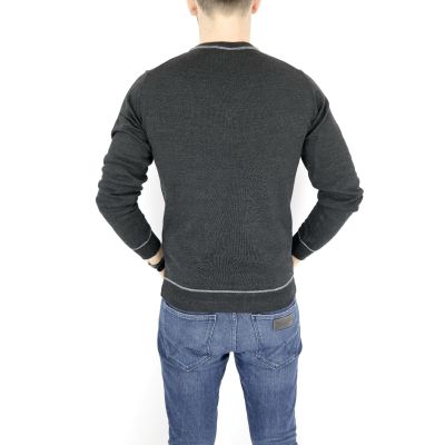 CERRUTI sweterek męski popielaty SWCR01 | Sklep GriShop.eu | Swetry