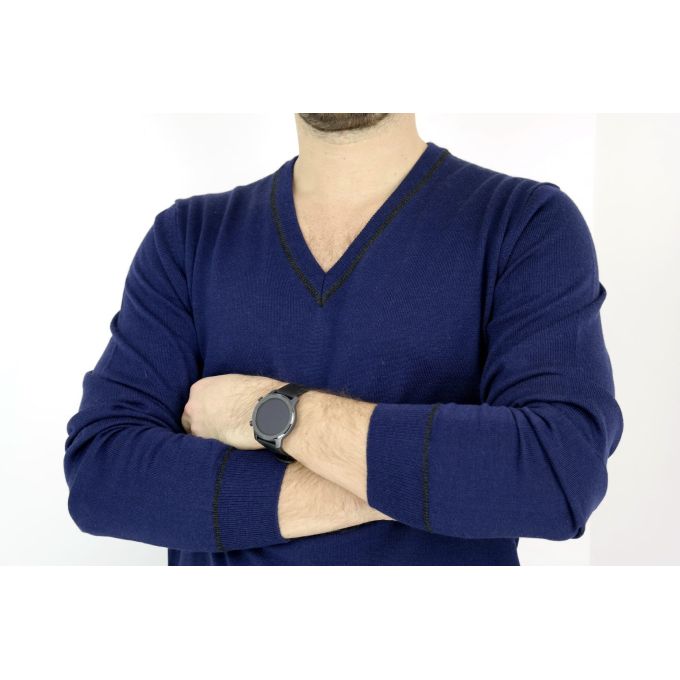 CERRUTI sweterek męski granatowy SWCR02 | Grishop | Swetry