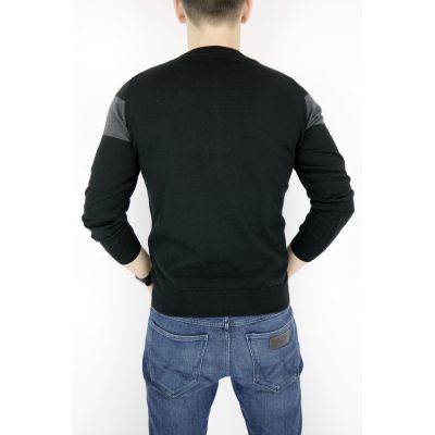 CERRUTI sweterek męski czarny SWCR04 | Grishop | Swetry