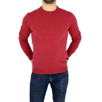 TRUSSARDI sweterek męski, malinowy SWTR04 | Sklep GriShop.eu | Swetry