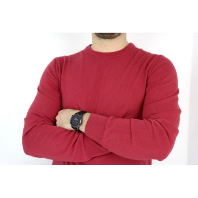 TRUSSARDI sweterek męski, malinowy SWTR04 | Sklep GriShop.eu | Swetry