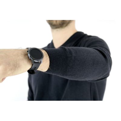 TRUSSARDI sweterek męski, ciemny grafit SWTR10 | Grishop | Swetry