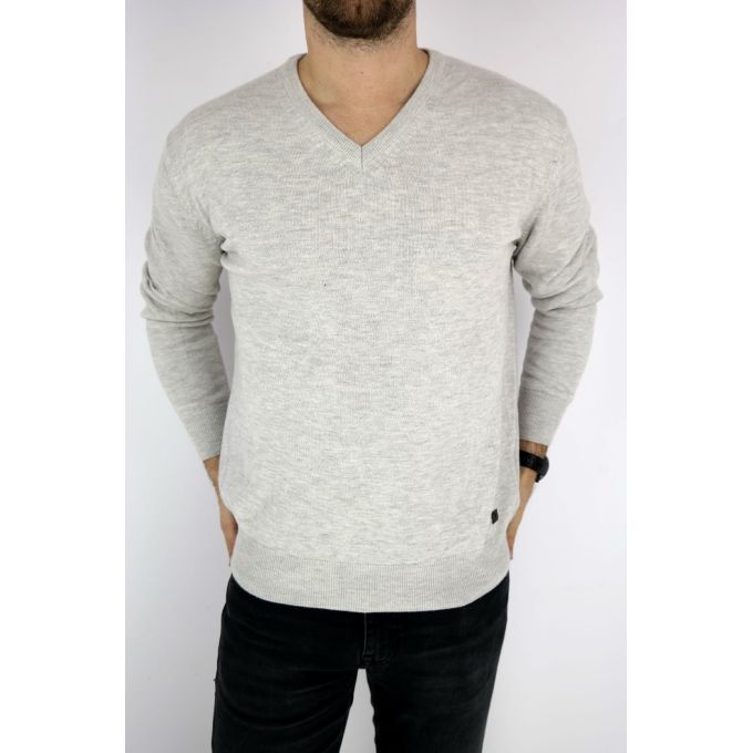 TRUSSARDI sweterek męski, szary SWTR11 (XL) | Sklep GriShop.eu | Swetry