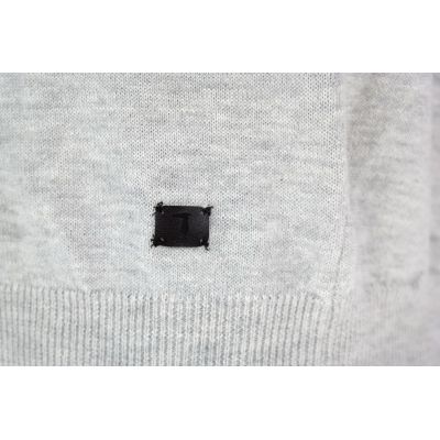 TRUSSARDI sweterek męski, szary SWTR11 (XL) | Sklep GriShop.eu | Swetry