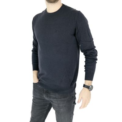 TRUSSARDI sweterek męski, grafitowy SWTR12 | Grishop | Swetry