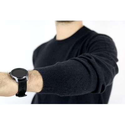 TRUSSARDI sweterek męski, grafitowy SWTR12 | Grishop | Swetry