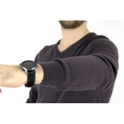 TRUSSARDI sweterek męski, śliwka SWTR14 XL | Grishop | Swetry