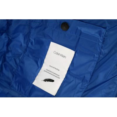 CALVIN KLEIN Kurtka męska niebieska pikowana KURCK02 | Sklep GriShop.eu | Kurtki