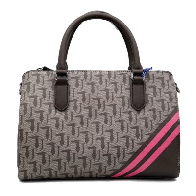 TRUSSARDI torebka damska brązowa beżowa TOTR02 | Sklep GriShop.eu | Galanteria i dodatki