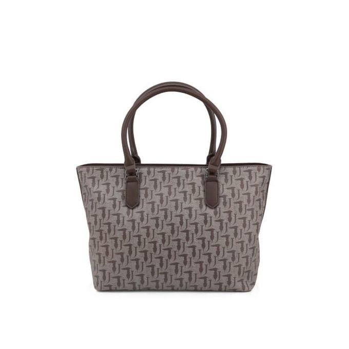 TRUSSARDI torebka damska brązowa beżowa TOTR03 | Sklep GriShop.eu | Galanteria i dodatki