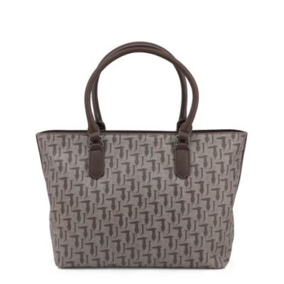 TRUSSARDI torebka damska brązowa beżowa TOTR03 | Sklep GriShop.eu | Galanteria i dodatki