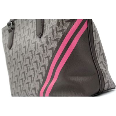 TRUSSARDI torebka damska brązowa beżowa TOTR03 | Sklep GriShop.eu | Galanteria i dodatki