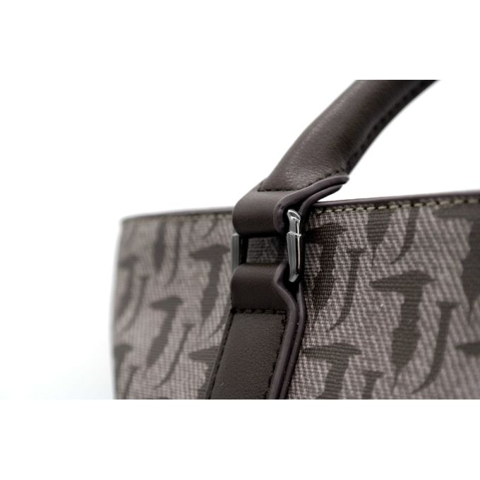 TRUSSARDI torebka damska brązowa beżowa TOTR03 | Sklep GriShop.eu | Galanteria i dodatki