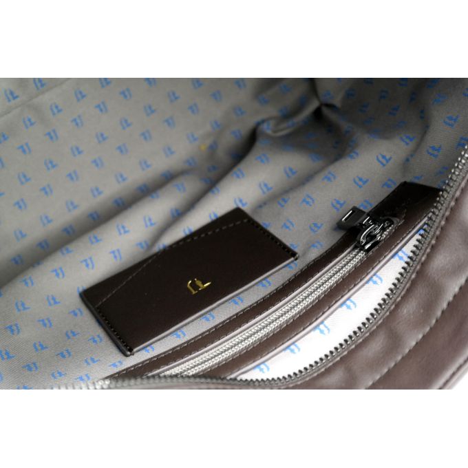 TRUSSARDI torebka damska brązowa beżowa TOTR03 | Sklep GriShop.eu | Galanteria i dodatki