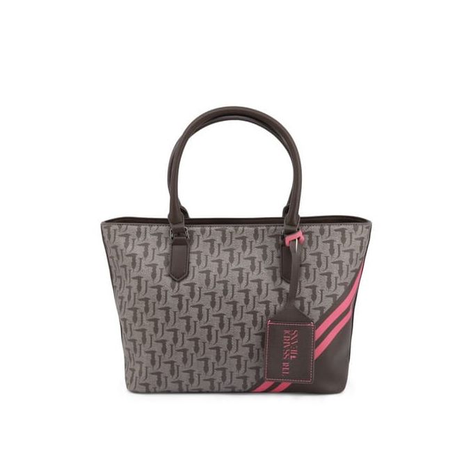 TRUSSARDI torebka damska brązowa beżowa TOTR03 | Sklep GriShop.eu | Galanteria i dodatki