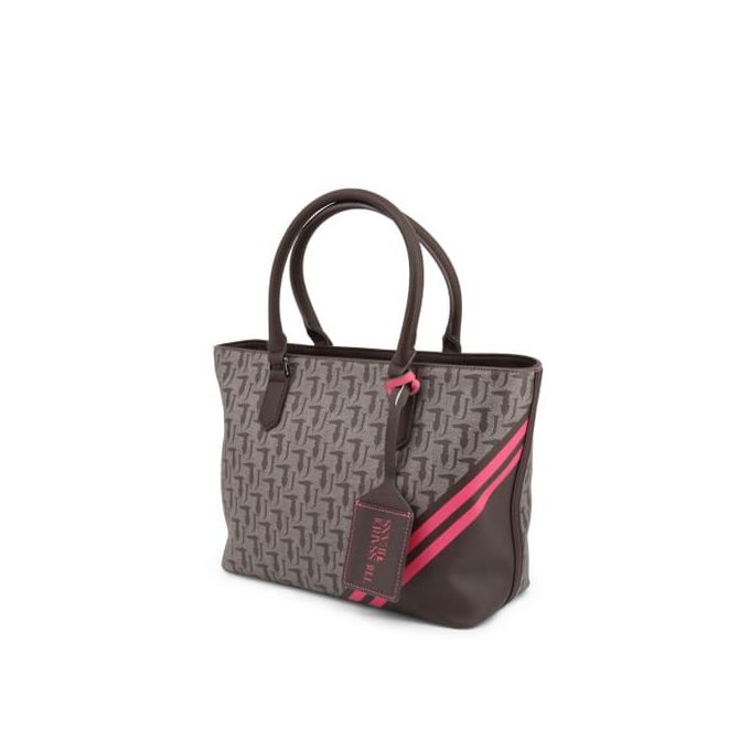 TRUSSARDI torebka damska brązowa beżowa TOTR03 | Sklep GriShop.eu | Galanteria i dodatki