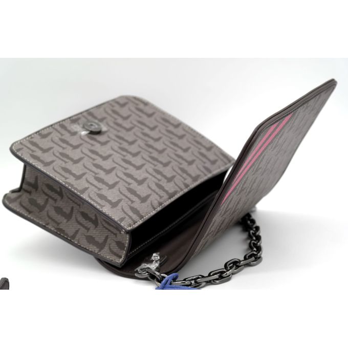 TRUSSARDI torebka damska brązowa beżowa TOTR04 | Sklep GriShop.eu | Galanteria i dodatki