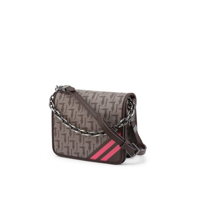 TRUSSARDI torebka damska brązowa beżowa TOTR04 | Sklep GriShop.eu | Galanteria i dodatki