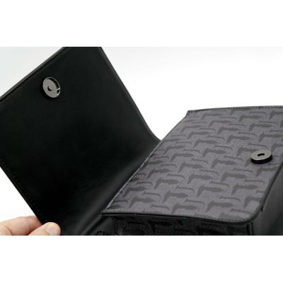 TRUSSARDI torebka damska śliwka czerń TOTR06 | Sklep GriShop.eu | Galanteria i dodatki