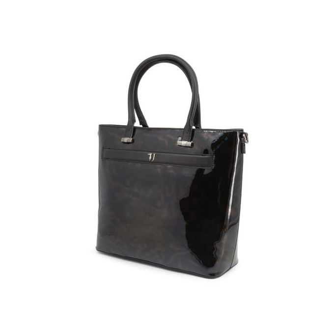 TRUSSARDI torebka damska czerń brokat TOTR08 | Sklep GriShop.eu | Galanteria i dodatki