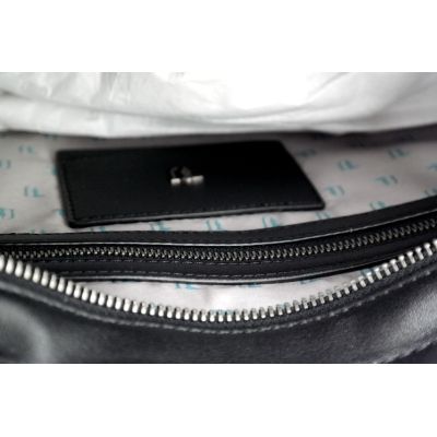 TRUSSARDI torebka damska czerń brokat TOTR08 | Sklep GriShop.eu | Galanteria i dodatki