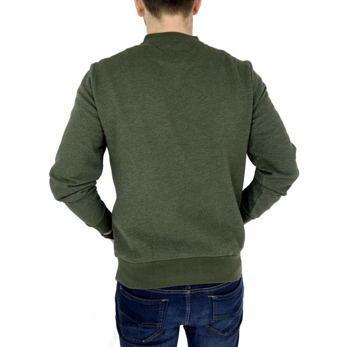 TOMMY HILFIGER bluza khaki z nadrukiem BLTH10 | Grishop | Bluzy