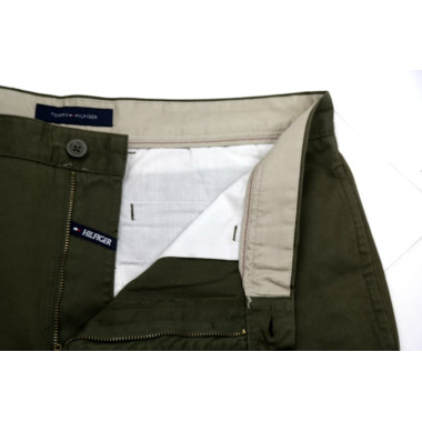 TOMMY HILFIGER Spodnie męskie khaki  SPTH06