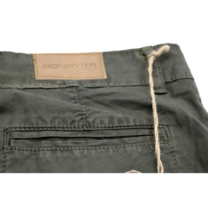 BONAVITA Spodnie męskie chinosy khaki SPBV07 | Sklep GriShop.eu | Jeansy
