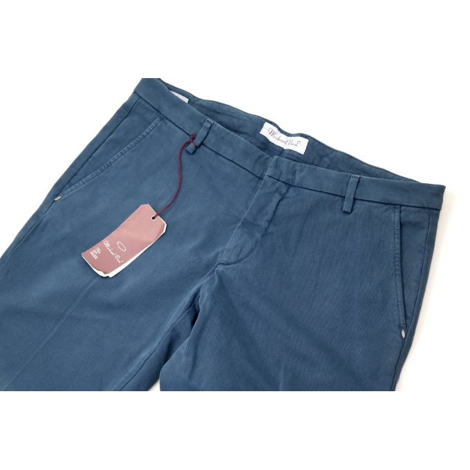 MICHAEL COAL Spodnie męskie chinosy morskie SPMC01 | Grishop | Spodnie