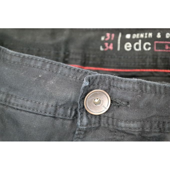 EDC Spodnie męskie chinosy grafitowe SPEDC03 | Grishop | Spodnie