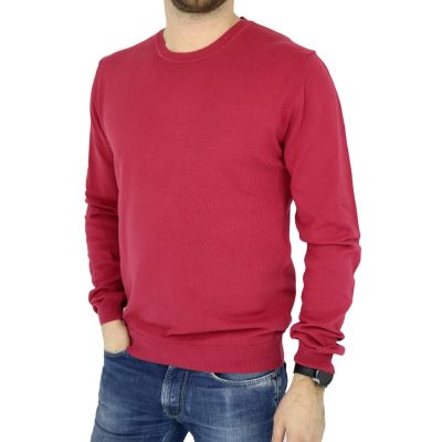 GUESS MARCIANO sweter męski czerwony SWGSM02 | Grishop | Swetry
