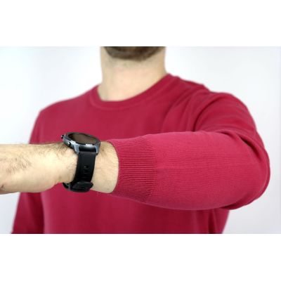 GUESS MARCIANO sweter męski czerwony SWGSM02 | Grishop | Swetry