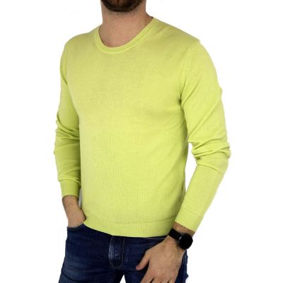 CALVIN KLEIN sweter męski limonka SWCK01 | Sklep GriShop.eu | Swetry