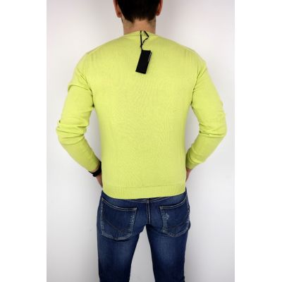 CALVIN KLEIN sweter męski limonka SWCK01 | Sklep GriShop.eu | Swetry