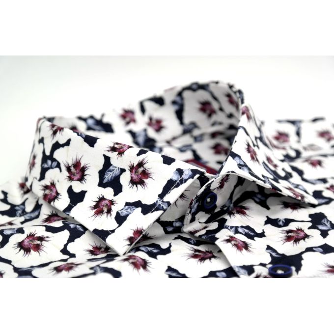 MCQUEEN Koszula męska MC009 kwiaty | Sklep GriShop.eu | Koszule