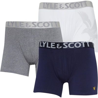 LYLE & SCOTT Bokserki męskie 3pack BKLS03 | Sklep GriShop.eu | Galanteria i dodatki