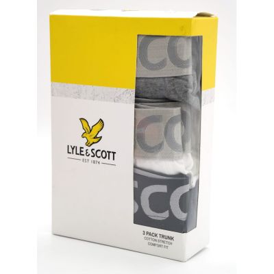 LYLE & SCOTT Bokserki męskie 3pack BKLS03 | Sklep GriShop.eu | Galanteria i dodatki