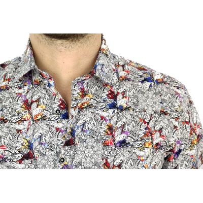 MCQUEEN Koszula męska motyle MC023 | Sklep GriShop.eu | Koszule