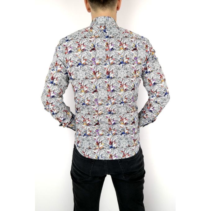 MCQUEEN Koszula męska motyle MC023 | Sklep GriShop.eu | Koszule