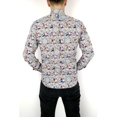 MCQUEEN Koszula męska motyle MC023 | Sklep GriShop.eu | Koszule