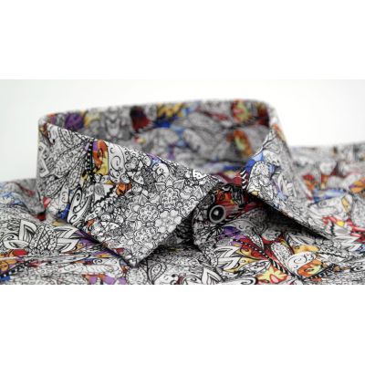 MCQUEEN Koszula męska motyle MC023 | Sklep GriShop.eu | Koszule