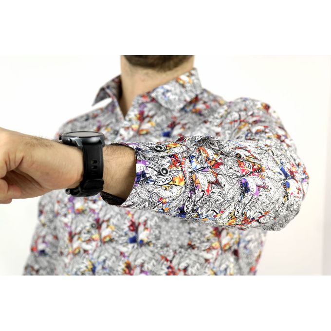 MCQUEEN Koszula męska motyle MC023 | Sklep GriShop.eu | Koszule