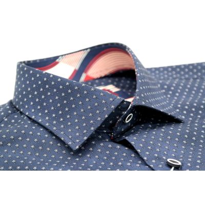 MCQUEEN Koszula męska drobne kwiatki MC013 | Sklep GriShop.eu | Koszule