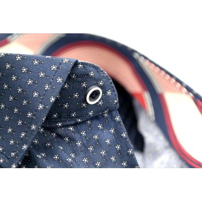 MCQUEEN Koszula męska drobne kwiatki MC013 | Sklep GriShop.eu | Koszule