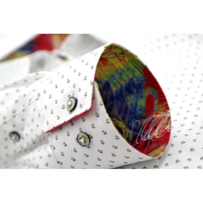 MCQUEEN Koszula męska cętki maziaje MC014 | Sklep GriShop.eu | Koszule