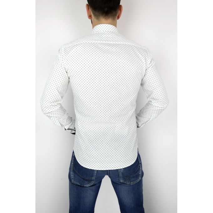 MCQUEEN Koszula męska cętki maziaje MC014 | Sklep GriShop.eu | Koszule