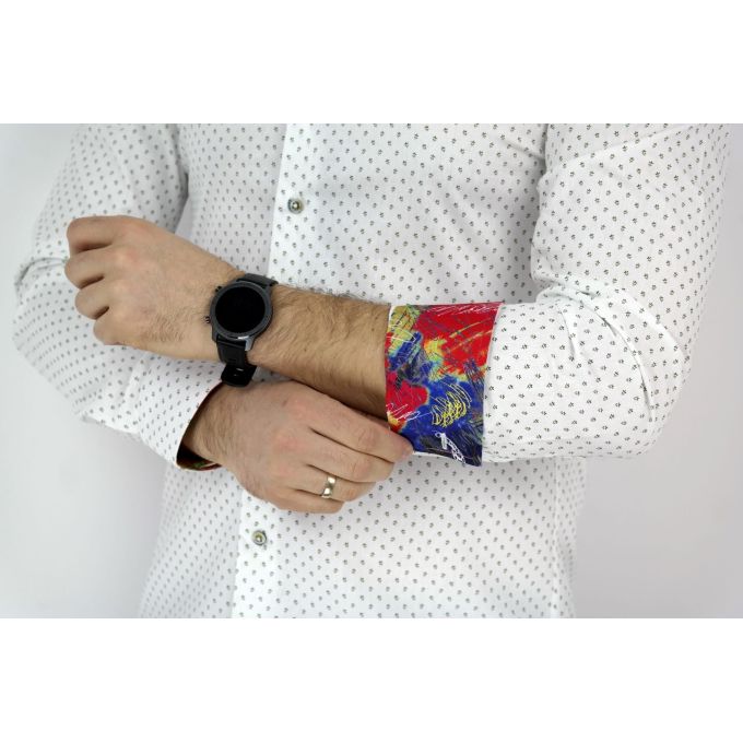 MCQUEEN Koszula męska cętki maziaje MC014 | Sklep GriShop.eu | Koszule