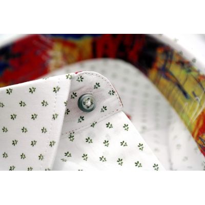 MCQUEEN Koszula męska cętki maziaje MC014 | Sklep GriShop.eu | Koszule