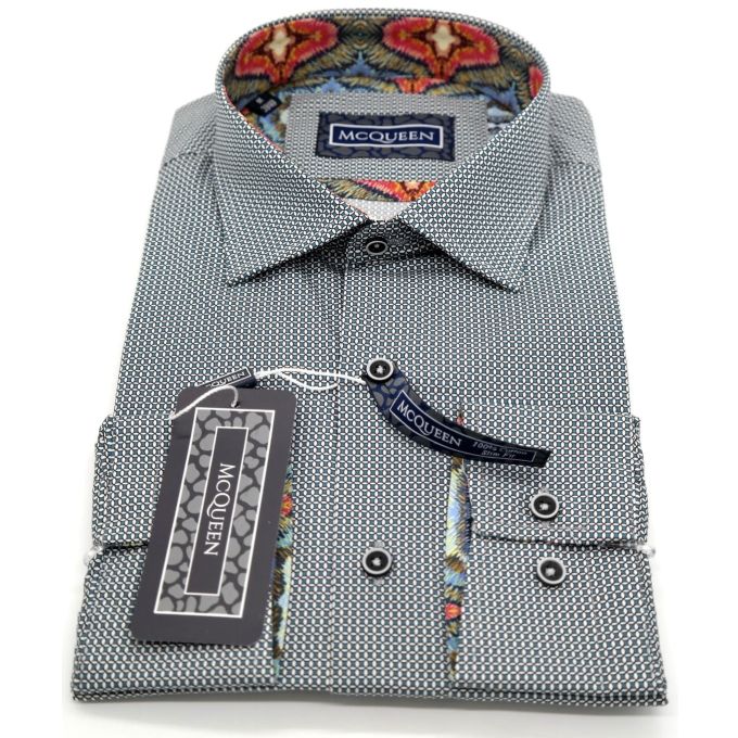 MCQUEEN Koszula męska kółeczka MC006 | Sklep GriShop.eu | Koszule