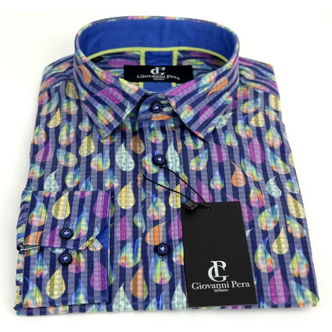 GIOVANNI PERA Koszula męska GP916 | Sklep GriShop.eu | Koszule